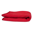 Chemical Guys Waffle Weave Glass & Window Microfiber Towel - 24in x 16in - Red