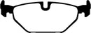 EBC 99-01 Saab 9-5 2.3 Turbo (Aero) Greenstuff Rear Brake Pads