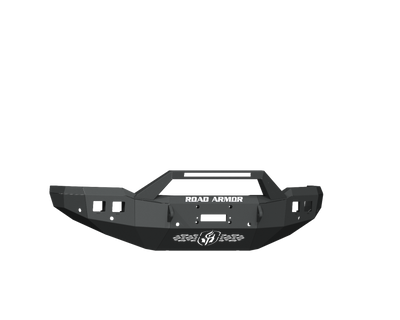 Road Armor 19-20 Ram 2500 Stealth Front Winch Bumper w/Pre-Runner Guard/6 Sensor Holes - Blk
