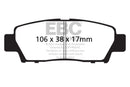 EBC 95-96 Toyota Avalon 3.0 Yellowstuff Rear Brake Pads