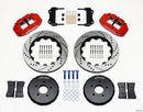 Wilwood Narrow Superlite 6R Front Hat Kit 14.00in Drill Red Nissan 350Z/Fiti G35