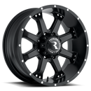 Raceline 991B Assault 18x9in / 8x165.1 BP / 18mm Offset / 125.2mm Bore - Satin Black Wheel