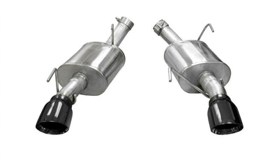 Corsa 2005-2010 Ford Mustang Shelby GT500 5.4L V8 Black Xtreme Axle-Back Exhaust