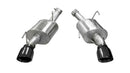 Corsa 2005-2010 Ford Mustang Shelby GT500 5.4L V8 Black Xtreme Axle-Back Exhaust