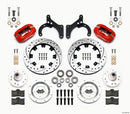 Wilwood Forged Dynalite Front Kit 12.19in Drilled Red 59-64 Chevy Impala / 63-64 Corvette