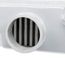 Mishimoto Subaru 08-15 WRX STi Top-Mount Intercooler Kit - Powder Coated Silver & Black Hoses