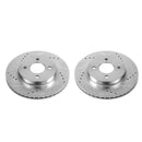 Power Stop 12-19 Nissan Versa Front Evolution Drilled & Slotted Rotors - Pair