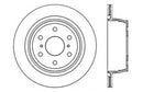 StopTech 07-10 GMC Sierra (w/ Rear Drum) / 07-09 GMC Yukon Rear Left Slotted & Drilled Rotor