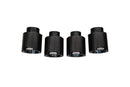 Corsa 20-25 Chevrolet Corvette C8 RWD 4.5in Carbon Fiber Black PVD Tip Kit (For Corsa Exhaust Only)
