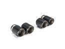 Akrapovic 2021+ BMW M3 (G80)/M4 (G82) Tail Pipe Set (Classic Carbon Design)