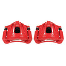 Power Stop 02-07 Jeep Liberty Front Red Calipers w/Brackets - Pair
