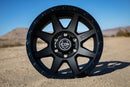 ICON Rebound 17x8.5 5x5 -6mm Offset 4.5in BS 71.5mm Bore Satin Black Wheel