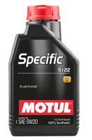 Motul 1L OEM Synthetic Engine Oil ACEA A1/B1 Specific 5122 0W20