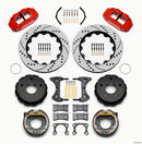 Wilwood Narrow Superlite 4R Rear P-Brk Kit 14.00in Drill Red Small Ford 2.36in Off Bronco 5 x 5.50