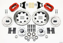 Wilwood Forged Dynalite Front Kit 12.19in Drilled Red 49-54 Chevy/53-62 Corvette (*Line Kit Needed*)