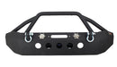 Fishbone Offroad 07-18 Jeep Wrangler Front Winch Bumper W/LEDs Full Width - Blk Textured Powdercoat