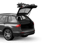 Thule OutWay Platform-Style Trunk Mount Bike Rack w/Raised Platform (Up to 2 Bikes) - Silver/Black