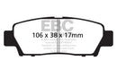 EBC 95-96 Toyota Avalon 3.0 Yellowstuff Rear Brake Pads