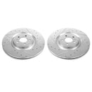 Power Stop 13-14 Ford Mustang Front Drilled & Slotted Rotor - Pair