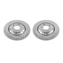Power Stop 03-10 Audi A8 Quattro Rear Evolution Drilled & Slotted Rotors - Pair