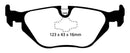 EBC 96-98 BMW Z3 1.9 Redstuff Rear Brake Pads