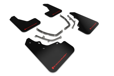 Rally Armor 19-26 Mazda3 Hatchback Black UR Mud Flap w/Red Logo