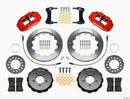 Wilwood Narrow Superlite 6R Front Hat Kit 12.88in Red 2005-Up Mazda Miata w/ Lines