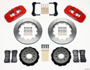 Wilwood AERO6 Front Hat Kit 14.00 Red 2005-2014 Mustang