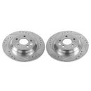 Power Stop 11-15 Volvo S60 Rear Evolution Drilled & Slotted Rotors - Pair