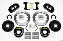 Wilwood Narrow Superlite 4R Rear P-Brk Kit 12.88in Mopar/Dana 2.36in Off w/Snap Ring Bearing