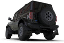 Rally Armor 21-25 Ford Bronco (Steel Bmpr + RB - NO Rptr/Sprt) Blk Mud Flap w/Red Logo