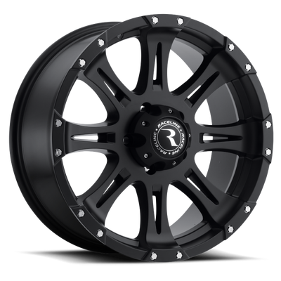 Raceline 981 Raptor 16x8in / 6x139.7 BP / 0mm Offset / 106.1mm Bore - Satin Black Wheel
