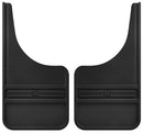 Husky Liners Universal 12in Wide Black Rubber Front Mud Flaps w/o Weight