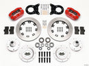 Wilwood Dynapro Dust-Boot Front Kit 12.19in Red 1965-1969 Mustang Disc & Drum Spindle