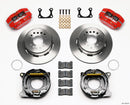 Wilwood Dynapro Dust-Boot P/S Park Brake Kit Red Big Ford 2.36in Offset