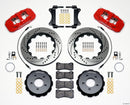 Wilwood AERO6 Front Hat Kit 14.25 Drilled Red 2008-2009 Pontiac G8 w/Lines