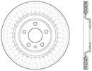 StopTech Power Slot 12-13 Audi A6 Quattro/11-12 A7 Quattro / 10-13 S4 Rear Right Slotted Rotor