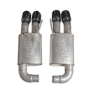 Stainless Works 18-21 Mustang GT Axle Back Redline Exhaust - Black Tips