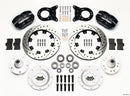 Wilwood Dynapro Dust-Boot Front Kit 12.19in Drilled 1965-1969 Mustang Disc & Drum Spindle