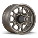 Mamba M19 17x9 5x127 ET-12 Bronze w/ Drill Holes