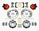 Wilwood Combination Parking Brake Rear Kit 11.75in Red 2011 Fiesta Rear
