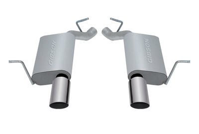Gibson 11-18 Jeep Grand Cherokee Laredo 3.6L 2.25in Axle-Back Dual Exhaust - Aluminized
