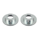 Power Stop 12-19 Nissan NV1500 Rear Evolution Drilled & Slotted Rotors - Pair