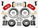 Wilwood AERO6 Front Hub Kit 14.00 Drilled Red 67-69 Camaro 64-72 Nova Chevelle