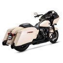 Vance & Hines HD Dresser Duals 17-22 Header/Heat Shield Black PCX Header Exhaust