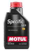 Motul 1L OEM Synthetic Engine Oil SPECIFIC 948B - 5W20 - Acea A1/B1 Ford M2C 948B - Case of 12