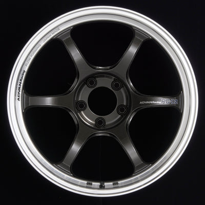 Advan RG-D2 18x9.0 +43 5x114.3 Machining and Black Gunmetallic Wheel