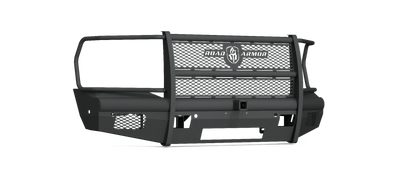 Road Armor 19-20 Ram 2500 Vaquero Front Bumper Full Guard 2in Receiver 6 Sensor - Tex Blk
