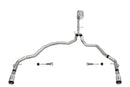 Corsa 2021-2025 Ford F-150 Regular Cab/ 8in Bed 5.0L V8 Sport Cat-Back Dual Rear Exit-Polished