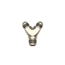 DeatschWerks 8AN Male Flare + 8AN Male Flare to 10AN Male Flare Y Block Fitting